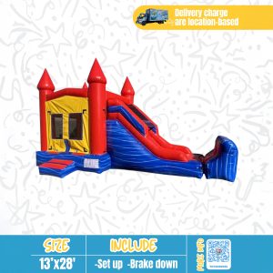 Large Blue Inflatable Combo