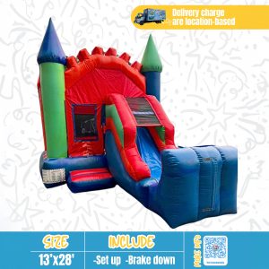 Large Red Inflatable Combo