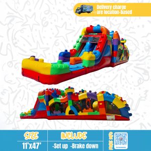 Obstacle Course Water Slide